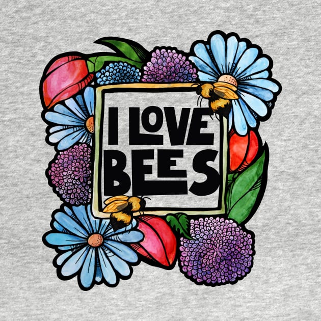 I Love Bees by bubbsnugg